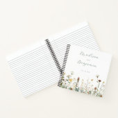 Rustic Floral Mariage Livre d'Invité (Intérieur)