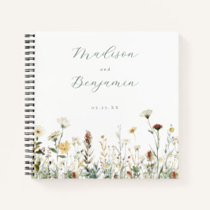 Rustic Floral Mariage Livre d'Invité