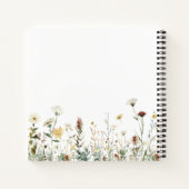 Rustic Floral Mariage Livre d'Invité (Dos)