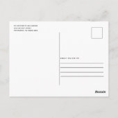 Rustic Floral Mason Jar & Lights Vrijgezellenfeest Briefkaart (Achterkant)