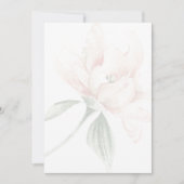 Rustic Floral Neutral Elegant Wedding Bedankkaart (Voorkant)