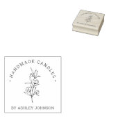 Rustic Floral , op maat gemaakt door Rubberstempel (Gestempeld)