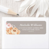Rustic Floral Return Address Labels (Insitu)