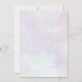 Rustic Floral Surprise 90th Birthday Dinner Kaart (Achterkant)