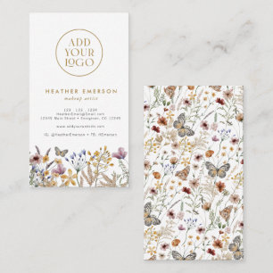 Rustic Floral Visitekaartje