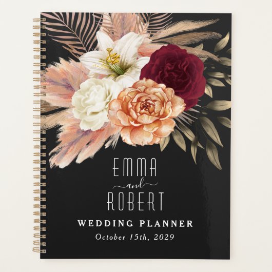 Rustic Floral Wedding Planner (Voorkant)
