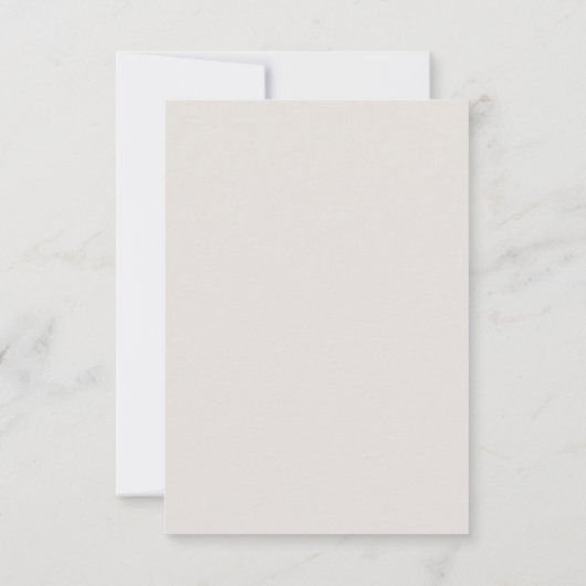 Rustic Floral Wedding RSVP Card (Dos)