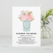 RUSTIC FLOWERS | BRIDAL SHOWER INVITATION KAART (Staand voorkant)