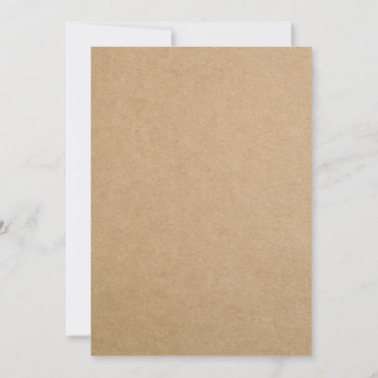 RUSTIC FLOWERS | INVITATION DE DOUCHE BRIDALE (Dos)