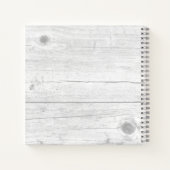 Rustic Foggy Forest Mountain Cabin Guest Book Notitieboek (Achterkant)