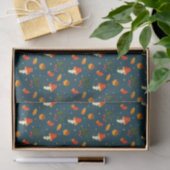 Rustic Forest Foliage Autumn Winter Berries Tissuepapier (Geschenk)
