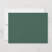 Rustic Forest OPEN BAR Save the Date Humor Aankondiging (Achterkant)