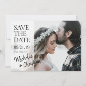 Rustic-foto Save The Date (Voorkant)