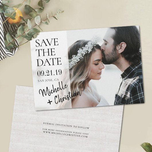 Rustic-foto Save The Date