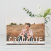 Rustic  fotograaf kaart (Staand voorkant)