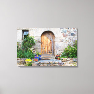 Rustic French Gite in Brittany France Canvas Afdruk