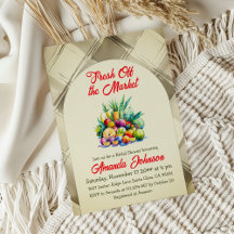 Rustic Fresh Off the Market Fruit Bridal Shower