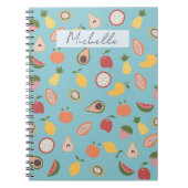 Rustic Fruits Pattern Notitieboek (Voorkant)