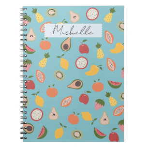 Rustic Fruits Pattern Notitieboek