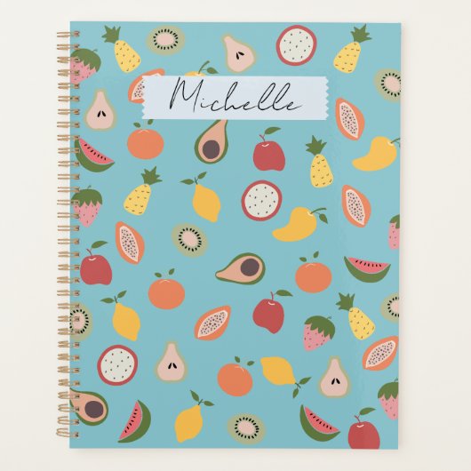 Rustic Fruits Pattern Planner (Voorkant)