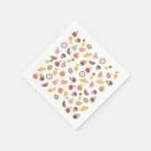 Rustic Fruits Pattern Servet (Hoek)