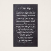 Rustic Funeral Photo Sympathy Memorial Prayer Card (Dos)
