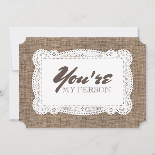 Rustic Funny Bridesmaid / Maid of Honor proposal Kaart (Voorkant)