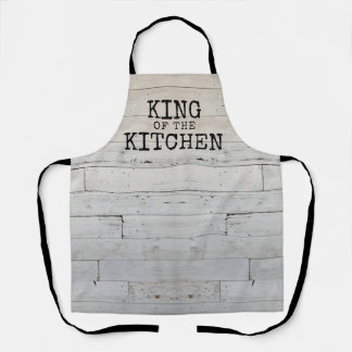 Rustic Funny King of the Kitchen Schort