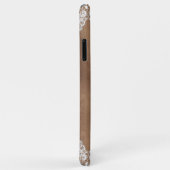 Rustic Future Mrs Verloving Barn Wood en Lace Case-Mate iPhone Case (Achterkant/rechts)