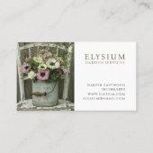 Rustic Gardener Wildflowers Visitekaartje (Voorkant)