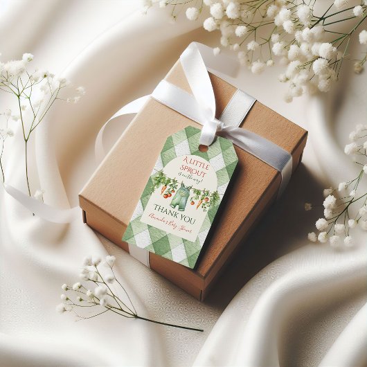 Rustic Gender Neutral Little Sprout Baby Shower Cadeaulabel