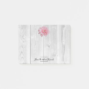 Rustic Gerber Daisy Personalized Notes