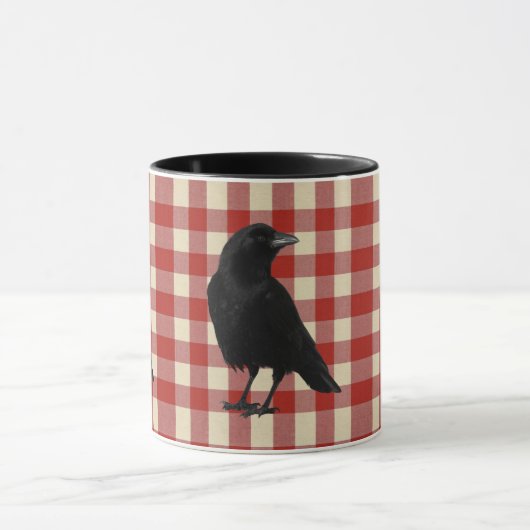 Rustic Gingham Crow Mok (Midden)