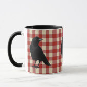 Rustic Gingham Crow Mok (Links)
