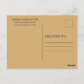 Rustic Glam Gold String Lights Engagement Party Briefkaart (Achterkant)