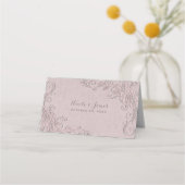  Rustic Glamor Elegant Roos Wedding Table (Voorkant)