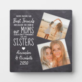 Rustic God maakte ons beste vriendschapsfoto Fotoplaat (Voorkant)