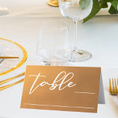 Rustic Gold Script Earth Tone Simple Fall Wedding