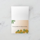 Rustic Golden Yellow Greenery Floral Art Sjabloon (Binnen)