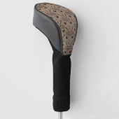 Rustic Golfclub Spelernaam Golfheadcover (Schuin)