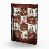 Rustic Grandma Afbeelding Collage Grandmoeder Fotoblokken (Rechts)