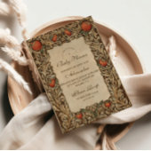 Rustic Granegranate Baby shower Kaart