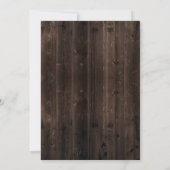 Rustic Grange Bois Mason Jar Mariage Invitations (Dos)