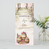 Rustic Grapevine-Inspiré Programme de mariage de l (Debout devant)