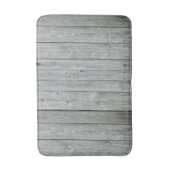 Rustic Gray Weathered Wood Badmat (Voorkant Verticaal)