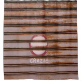 Rustic Grazie Shutter Napoli 1 Douchegordijn (Voorkant)