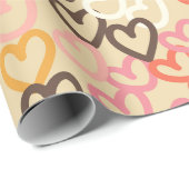 Rustic Green Buffalo Plaid Snowflake Christmas  Cadeaupapier (Rol Hoek)