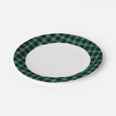 Rustic Green Buffalo Pset Papieren Bordje (Gekanteld)