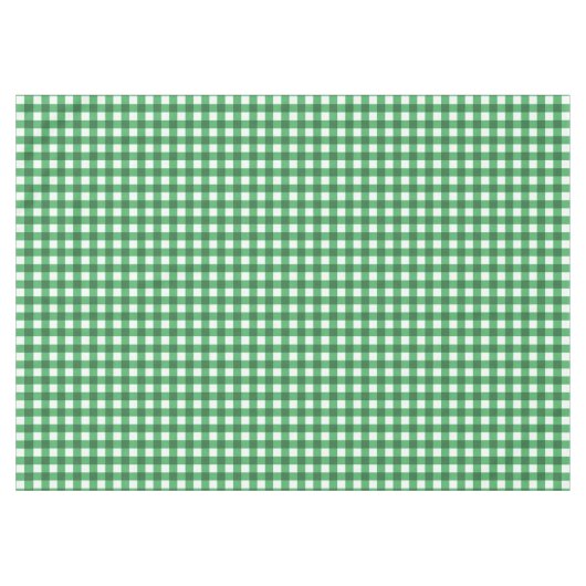 Rustic Green En vichy Chèques Motif Nappe (Devant (Horizontal))