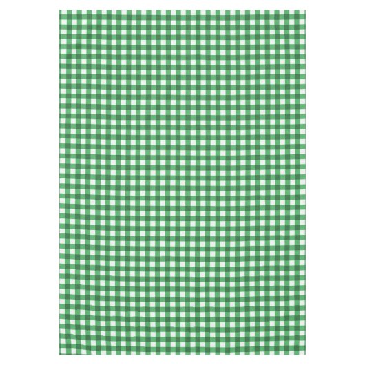 Rustic Green En vichy Chèques Motif Nappe (Devant)